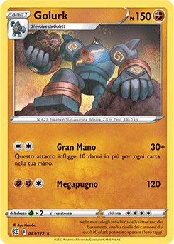Golurk 083/172 NM (ITA)