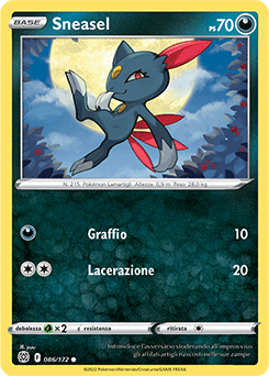 Sneasel 086/172 Reverse NM (ITA)