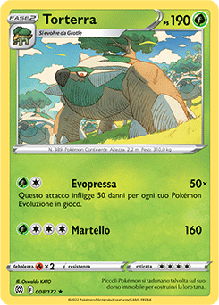 Torterra 008/172 Reverse NM (ITA)