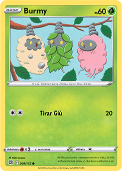 Burmy 009/172 Reverse NM (ITA)