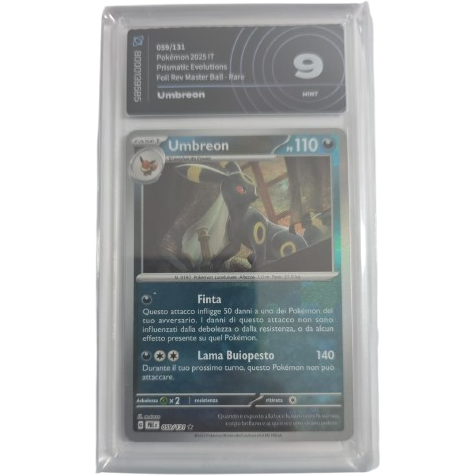 Umbreon Masterball 059/131 Evoluzioni Prismatiche - AiGrading 9 (ITA)