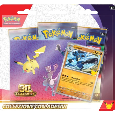Collezione Con Adesivi 30th Anniversario Lucario (ITA)