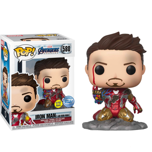 Avengers Endgame POP! Vinyl Figure I Am Iron Man Glows in the Dark 580