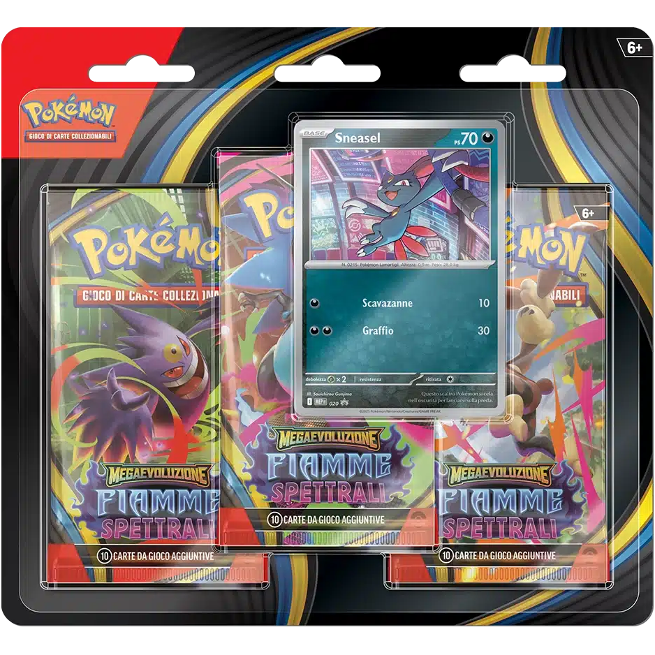 Collezione Con Adesivi Fiamme Spettrali Sneasel (ITA)