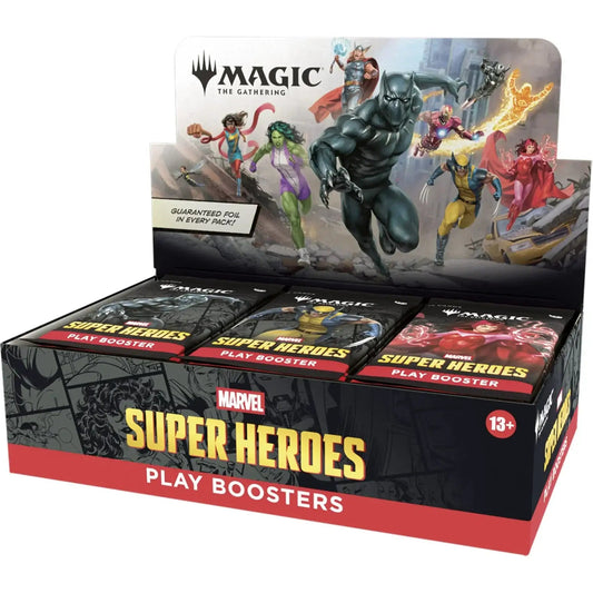 Marvel Super Heroes Play Booster Display Da 30 Buste (ENG)