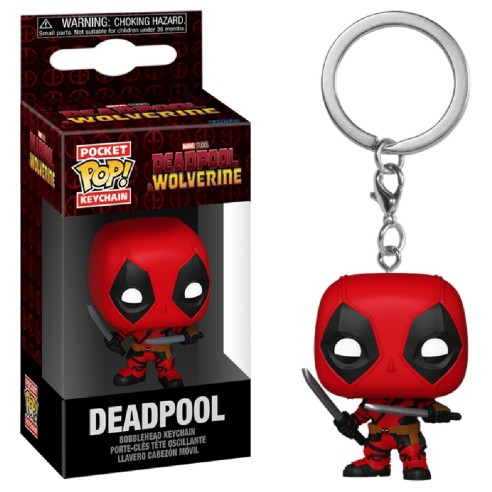 Portachiavi Marvel Deadpool POP! Vinyl Keychains 4 cm Deadpool