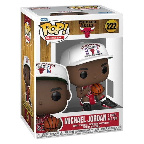 NBA Legends POP! Vinyl Figure Chicago Bulls Michael Jordan 3 Times in a Row 9 cm 222