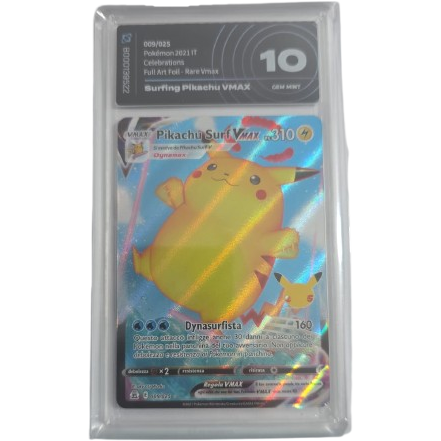 Pikachu Surf VMAX 009/025 Granfesta - AiGrading 10 (ITA)