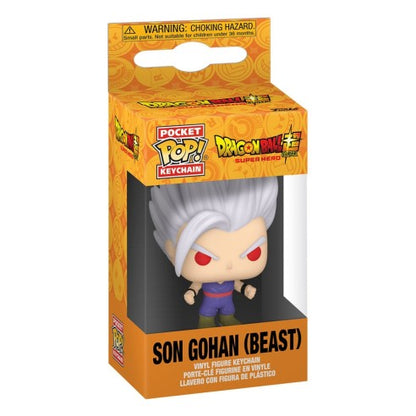 Portachiavi Dragon Ball Super: Super Hero POP! Vinyl Keychains 4 cm Son Gohan Beast