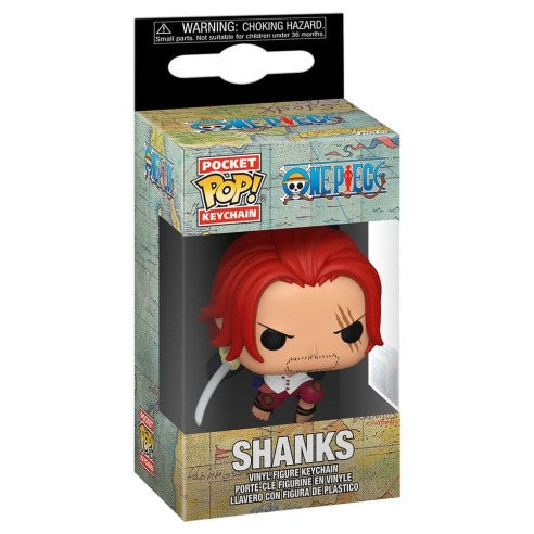 Portachiavi One Piece Powerpuff Girls POP! Vinyl Keychains 4 cm Shanks