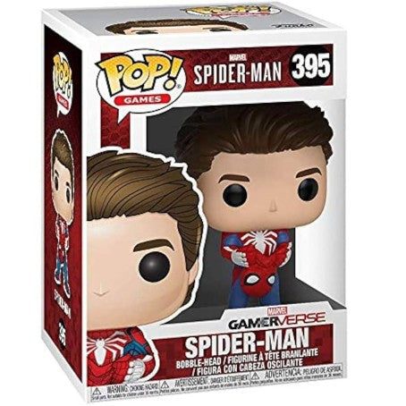 Spider-Man POP! Vinyl Figure Unmasked Spider-Man 395